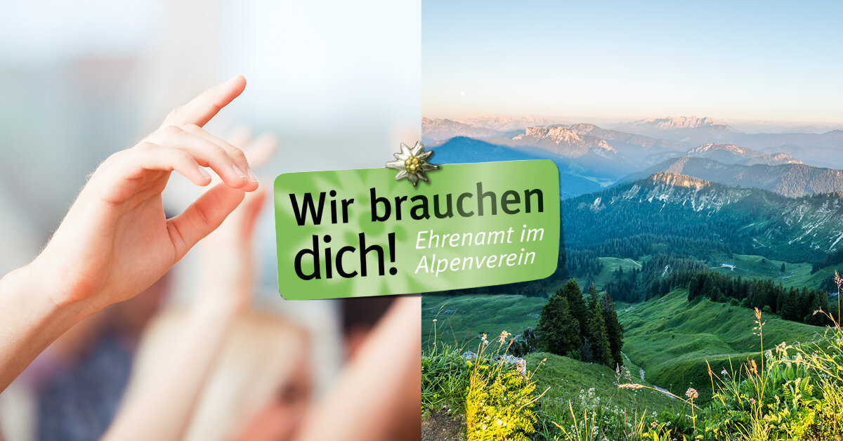 Imagefoto Ehrenamt | © DAV Bildmotiv "Ehrenamt: Wir brauchen Dich" - Imagefoto | © DAV